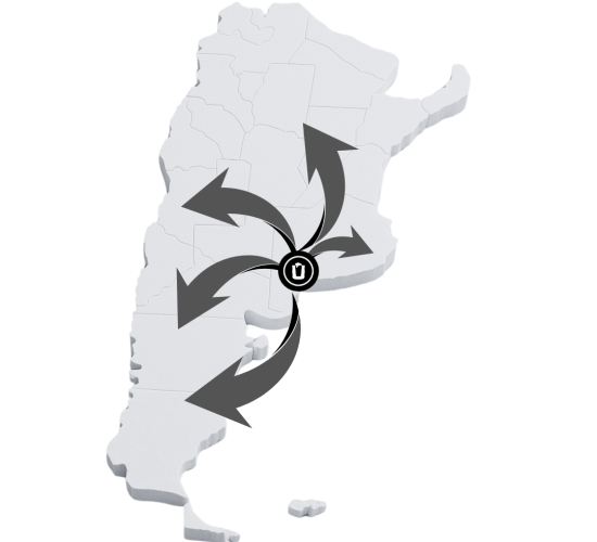mapa garufa argentina